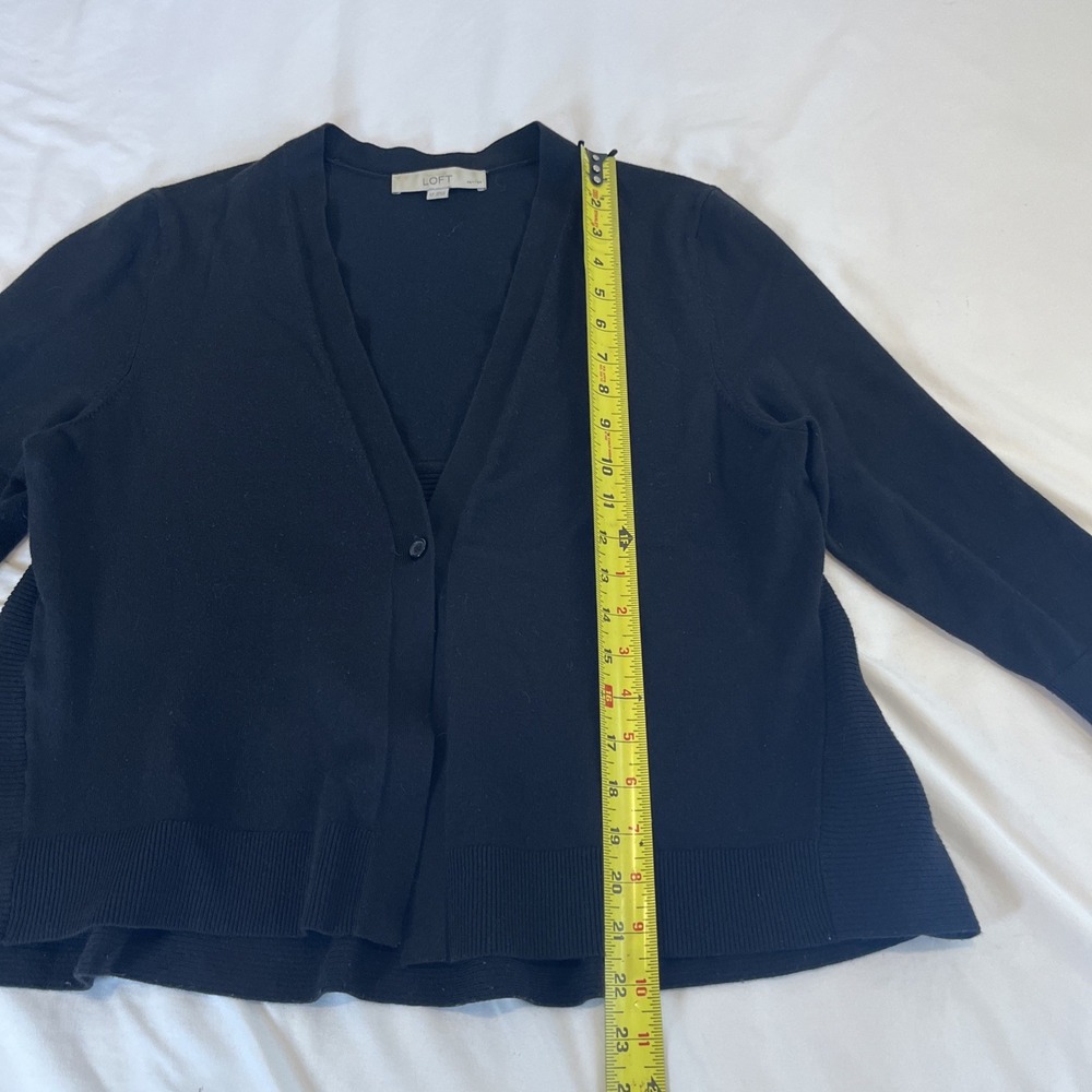 LOFT Lot If 3 Sweaters Women's Size Large Solid Colors - Picture 13 of 16